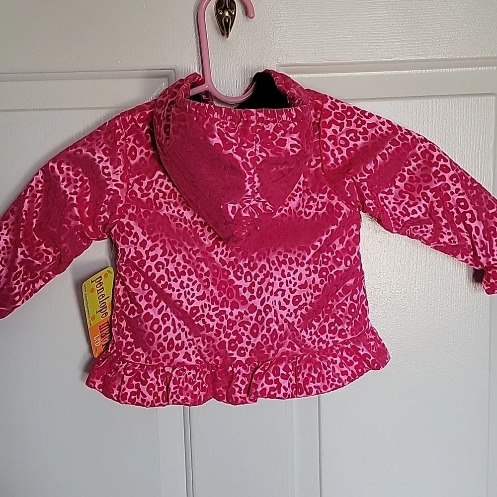Girls, pink, Penelope Mack NWT, 18 months, hooded jacket.